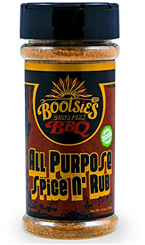 All-Purpose Spice n’ Rub, Premium Dry Rub for Smoking Meat, Gluten-Free Chicken Rub and Pork Rub, 5.4 ounces - Bootsie’s Delta Funk Bbq