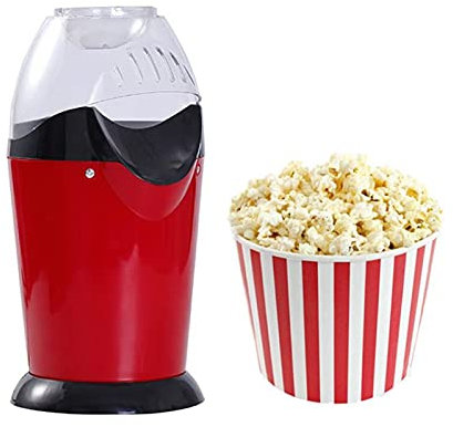 YGLONG Palomiteros Maker de Palomitas de Aire Caliente eléctrico 1200W Bricolaje Mini máquina automática de Popper maíz MáQuinas De Palomitas (Plug Type : C)