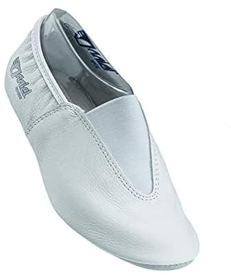 Anniel 2038 Scarpe da Ginnastica Artistica in Pelle. 100% Made in Italy (33, Bianco)