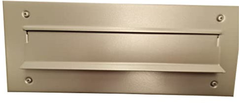 Cassetta postale da incasso in acciaio inox (argento)