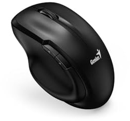 Genius Ergonomic USB-Maus Ergo 8200S kabellos, leise, schwarz