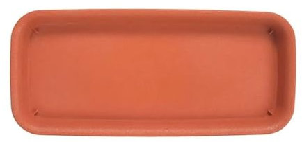 Platillos rectangulares de plástico duraderos for interiores y exteriores, bandejas de plástico for plantas, bandejas de goteo, adecuadas for botellas de jabón, plantas, artículos de tocador en el hog