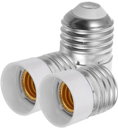 Housoutil 3 Stück E27 E14 Lampenfassungsadapter Hochtemperaturbeständig Schraubsockel Lampensockeladapter Für Wohnbereich Büro Beleuchtung