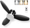 Lysumurl 2 in 1 Ceiling Fan with Light & Remote, Conservatory Ceiling Fans with Lamp, 6 Speeds, 3 Temperature, Reversible, Low Profile Ceiling Fan, Flush Mount DC Motor Fan Light