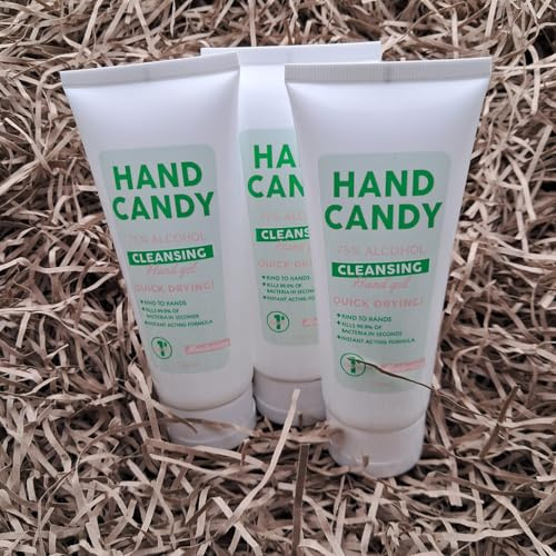 Hand Candy Cleansing Hand Gel 3x100ml Quick Drying Moisturiser