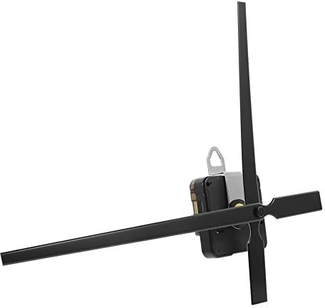 HOMSFOU Uhrwerk Mit Langer Welle Und Drehmoment Für DIY-wanduhren Batteriebetrieben Ersatz-mechanismus Für Handgefertigte Uhren Und Heimdekoration