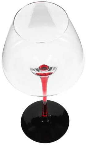 UTHCLO Copas de Vino de Cristal Rojo con Tallo Alto de 710 Ml para Mujer, Diseño Elegante y Cómodo, Ideales para Catas de Vino y Fiestas