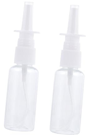 PACKOVE 2piezas Botella De Spray Nasal Para Bebés Tipo Exprimible Frascos De Herramientas De Limpieza Nasal De Plástico Segura Para Uso Casa o Viaje