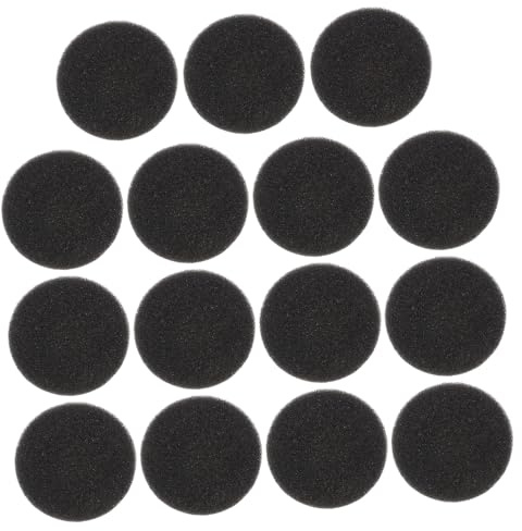 Anneome 15Pcs Activated Carbon Brush Cleaning Sponges Dry Cleaner Box for Makeup Brushes Fast Color Removal Suitable for Eyeshadow Foundation and Powder