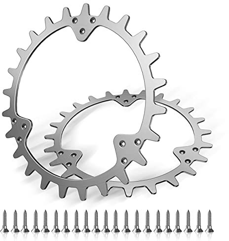 Edelstahl Mähroboter Spikes für Husqvarna Automower 420/320/430X/435X/440/450X aufwendig entgratet inkl,Spikes Rase,21x Edelstahlschrauben Spikes,Radgrösse 255mm für Zubehör Off-Wheel-Räder.252mm