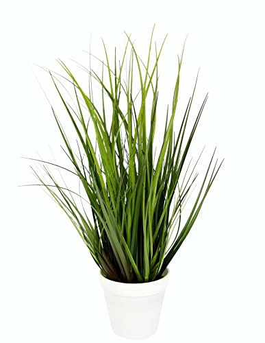 Künstlicher Grasbusch im Topf Kunstpflanze Dekogras Kunstgras Pflanze Ziergras Gras Grasbüschel Busch Deko Gräser Frühjahr Ufergras Schilf Hochzeitsdeko Grasbündel Grüpflanze Solitärgras Dekopflanze