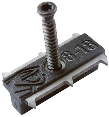 Gartenwelt Riegelsberger Terrassen-Befestigungsclip Cobra HYBRID Terrassenclips für WPC Dielen 8-18-Clip 90 Stück Set Terrassenbefestigung