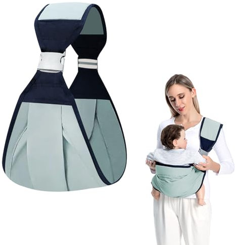 Baby Tragetuch, Babytrage für Neugeborene ab Geburt, Multifunktionale Babytrage, verstellbaren Schnallen, Weich und atmungsaktiv, Baby Trage für bis 20 Kg, für Babys von 0 bis 36 Monaten