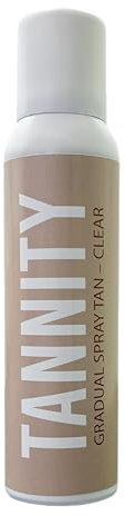 Gradual Spray Tan - Clear Tannity | Bronceado rápido y sin complicaciones | Sin correctores del color | Mantiene el bronceado | Cruelty free | Vegano | 150 ml