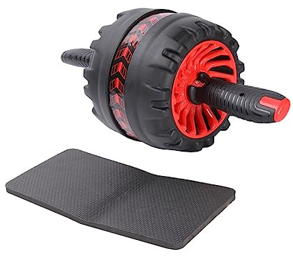 BCOATH Bauchtrainer Roller Bauchrad Für Fitness Übungsrolle Mit Rutschfestem Design Für Bauchmuskeltraining Und Rumpfworkout