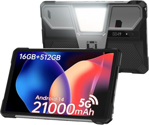 CHANDUELEC 8849 Tank Pad Rugged Tablet PC Proiettore Tablet 11 pollice 120Hz 16GB 512GB 21000mAh Batteria 66W 32MP+50MP Fotocamera