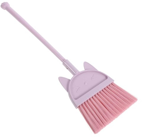 EPIGEIST Lovely Cat Broom for Cleaning Tool for Pretend Play for Home School Encourages Early Cleanup Skills Promotes Parent Interaction Lightweight Cute Design