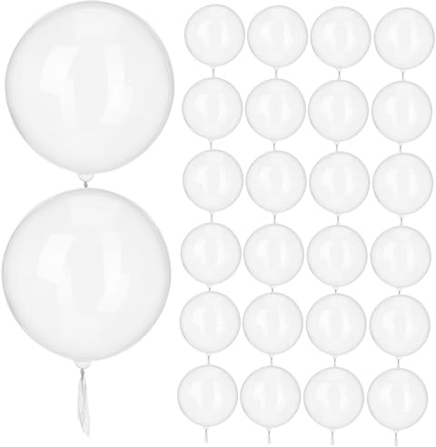 HOOTNEE Bobo Ballons 100 Stück 8 Zoll Durchsichtige Tpu Bubble Ballons Für Party Hochzeit Babyparty Dekoration Indoor Outdoor