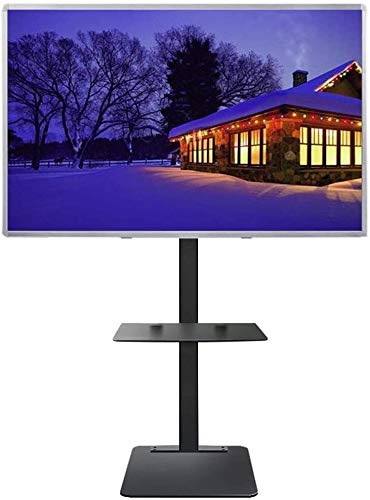 Supporto universale per TV con altezza e inclinazione regolabili per TV LCD/LED/OLED da 32-70 pollici, con vassoio, design a movimento completo, supporta fino a 70 kg