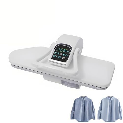 Presse À Vapeur Intelligente 2200W,presse À Chaud,5températures Et 3 Tailles Planche À Repasser,prend En Charge Le Repassage Humideet Sec, Le Formage Et Transfert Chaleur,finition Rapide En 1min