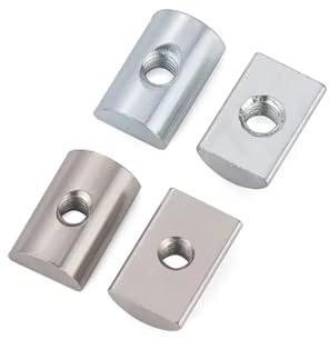 Carbon Steel Galvanized Half Round Nut/Rectangular Screw Cap M4-M8(Green)