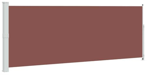 vidaXL Seitenmarkise Ausziehbar 180x500 cm Braun