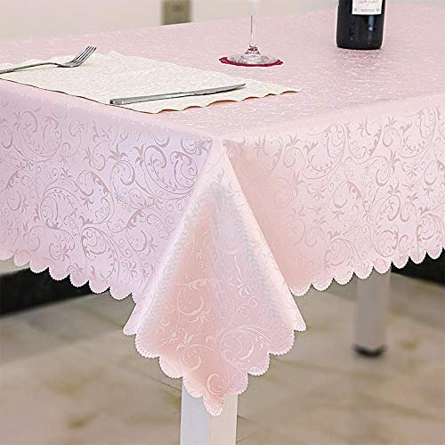 Qkoimpnrd Wachstuchtischdecke Wachstuch Wachstischdecke PVC Tischdecken Wachstuchdecke Pink 130 × 190cm