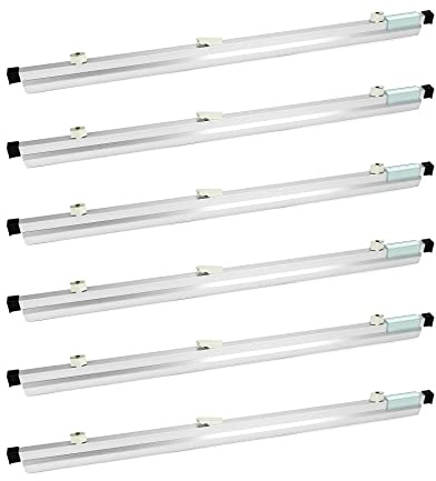 QWORK Blueprint File Hanging Clamps, 6 Pack 30 Blueprint Binding Strips, Large Document Storage and Organization for Poster, Plans & Drawings