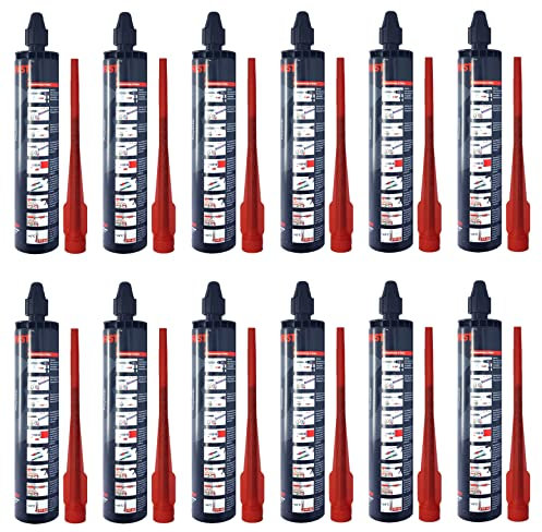 12x Remstaler VERBUNDMÖRTEL 300ml | -HÖCHSTE QUALITÄT- made in GERMANY | Injektionsmörtel | Montagemörtel