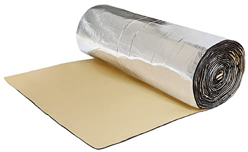 QUARKZMAN Isolant Thermique Autocollant Voiture 5mm Isolation Phonique Moteur Capot 60 x 100cm