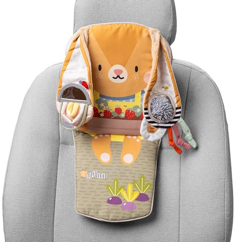 Taf Toys 13325 Play & Kick Infant Car Seat Toy Spielboard Hase fürs Auto, Medium, Kaninchen