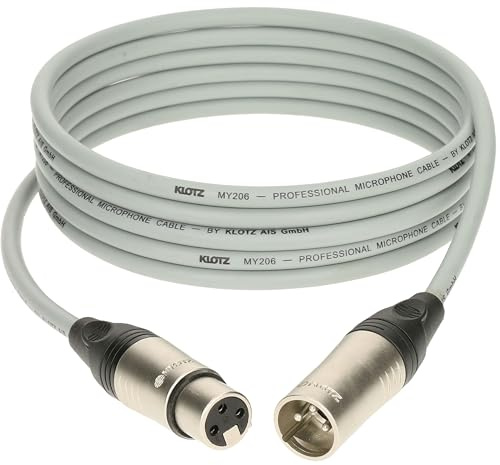 Klotz M1K6FM1000 Mikrofonkabel grau 10 m - Mikrofonkabel
