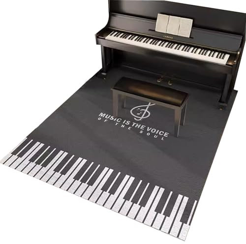 PPGE Home Schallschutz Klavier, Bodenschutzmatte, Schallabsorbierende Matte, Teppich Schallschutzteppich für Bassdrum-Snare für Instrumente Teppich(Size:90×180cm,Color:E)