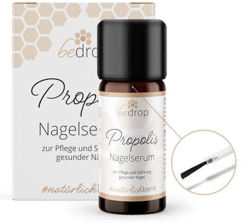 bedrop Propolis Nagelserum 10ml Nagelöl zur Nagelpflege & Stärkung natürlicher Nägel mit Propolis Teebaumöl Lavendelöl & weiteren Ölen