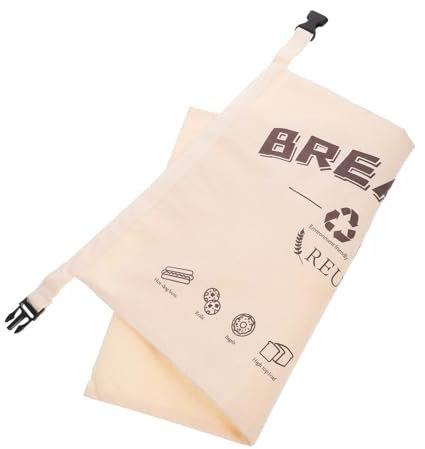 Alipis Brotbeutel Wiederverwendbar Mit Schnalle Brotaufbewahrungsbeutel Brotbehälter Lebensmittelaufbewahrungsbeutel Brothalter Für Verschiedene Brotsorten