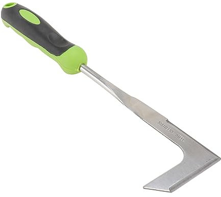 BESPORTBLE Dispositif de Désherbage Manuel en Acier Inoxydable Léger Design Trou Rond, Outil pour Enlever Les Mauvaises Herbes pour Potager Extérieur