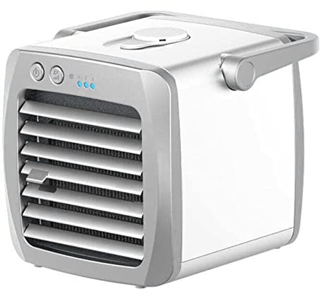 Topyond Tragbare Klimaanlage, Mini-Luftkühler, USB für Schlafzimmer, Büro, Schreibtisch, Kühlung, Befeuchtung, kompakt, leicht, individueller Komfort für alle Altersgruppen