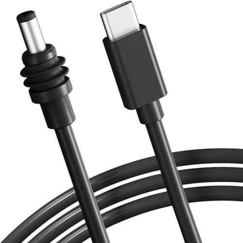 Jiawu Cavo di Alimentazione Mini USB C a CC 75 Piedi, Cavo di Alimentazione CC Satellitare per Mini Parabola, 18AWG Compatibile con il Protocollo Power Bank PD, Impermeabile