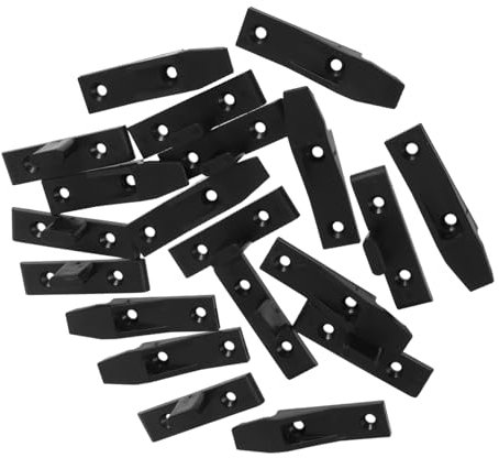 BUGUUYO 10 Satz Kunststoff Paneelverbinder für Schrank und Wandpaneele mit Verdecktem Design und Sicherem Sitz zur Möbelmontage und Innenraumgestaltung