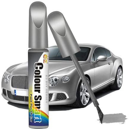 Adunsiaoto 1Stück/12ml Lackstift, Auto Kratzer Reparatur Stift, Lackstifte für Auto Kratzer, Universal Lackreparaturstift, Lack Reparatur für Gegen Kratzer, Steinschläge, Moto, Alufelgen (Silber)