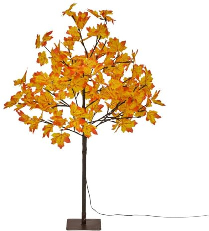 Feeric Lights et Christmas - Arbre Orange Lumineux extérieur 92 LED Blanc Chaud h.90cm