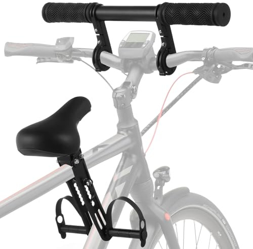 YOFAPA Kindersitz für das Fahrrad mit Fußpedalen und Lenkstange, vorne montierter Fahrradsitz für 2-3-Jährige, kompatibel mit Allen MTB-Mountainbikes, Eltern-Kind-Fahrradsitz-Kit