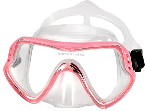 Haodream Maschera Subacquea Attrezzatura per Lo Snorkeling Snorkel per Adulti Occhialino da Sub Gonna in Silicone Vetro temperato Apnea per Uomo Donna Maschera per Snorkeling