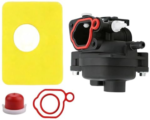 JoyousMall Kit carburateur pour moteurs B&S 300E 450E 500E, remplace 593261 799583 595656, tondeuse à gazon haute performance pour carburateur avec joint pour 8P502 09P602 9P602