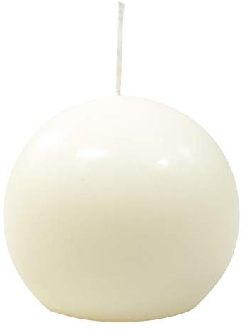 Ebersbacher Kerzenfabrik GmbH - Confezione da 12 Candele sferiche Champagner, Ø 80 mm, 12 Pezzi