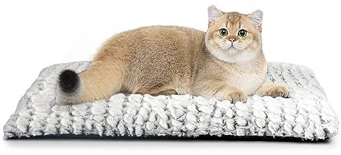 Petace Selbstheizende Decke Katze, Heizdecke für Katzen und Hunde,Haustier Wärmekissen für Innen- und Außenbereich, Anti-Slip selbstwärmende Heizmatte thermische Decke, 60×45 cm