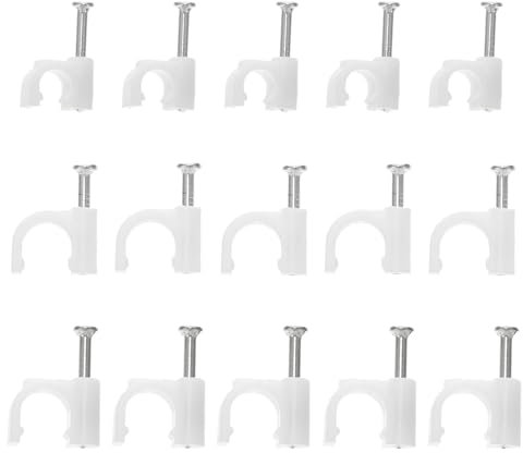 OSALADI Abrazaderas Multifuncionales Para Cables Clips De Cable Autoadhesivos Para Oficina y Hogar Paquete De Resistente y Duradero Para Usb y Audio