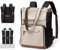 GOLF QUALITY Zaino Donna Zaino per PC Portatile 16 Pollici Zaino Porta PC, Zaino da Lavoro, Zaino per Laptop, Computer, Notebook, Viaggio Regalo Uomo & Donna Mandorla