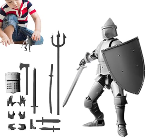 Generisch Actionfigur -gedruckt, gedrucktes Actionfiguren-Spielzeug | Spielzeug zum Stressabbau - Mehrgelenkige Actionfigur, dekorative Tischfigur, mechanische Sammelpuppe für Kinder und Erwachsene