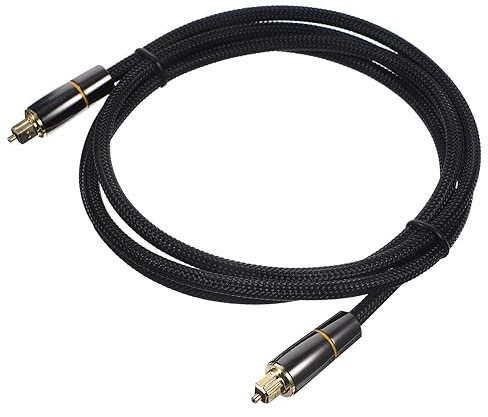Angoily 1.5m Audio Ottico Maschio-maschio Audio Digitale Per Home Theater e Soundbar Compatibile Amplificatori e